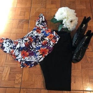 Floral crop top